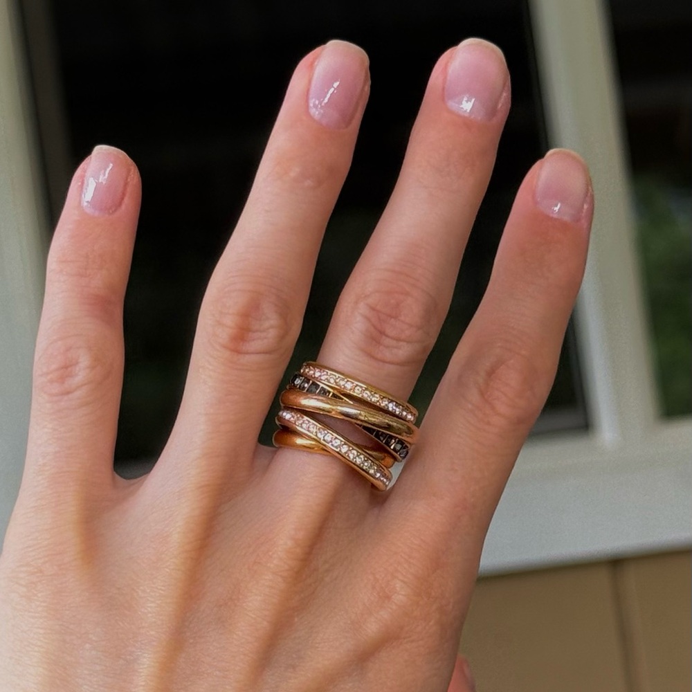 Swarovski wrap ring